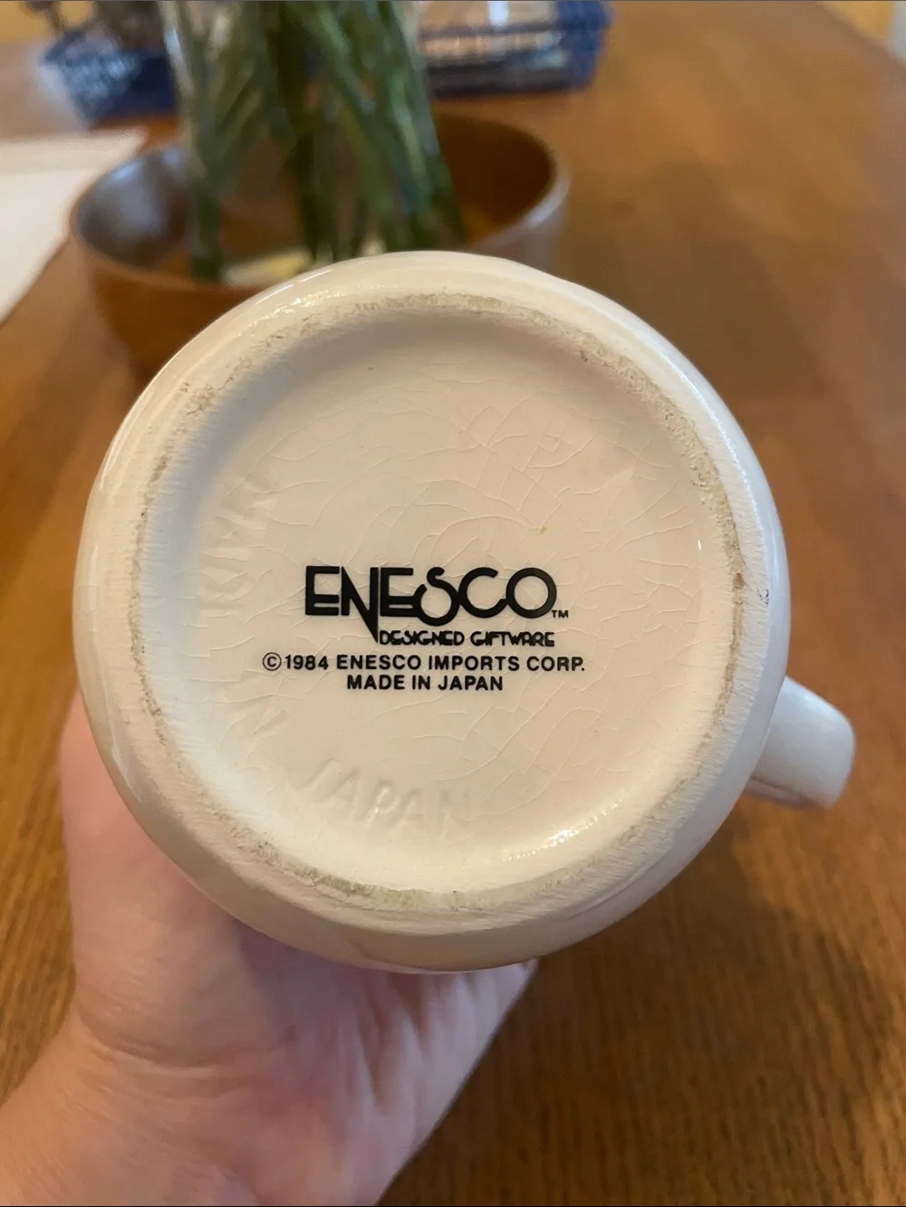 Vintage Enesco Japan Grandma Mug